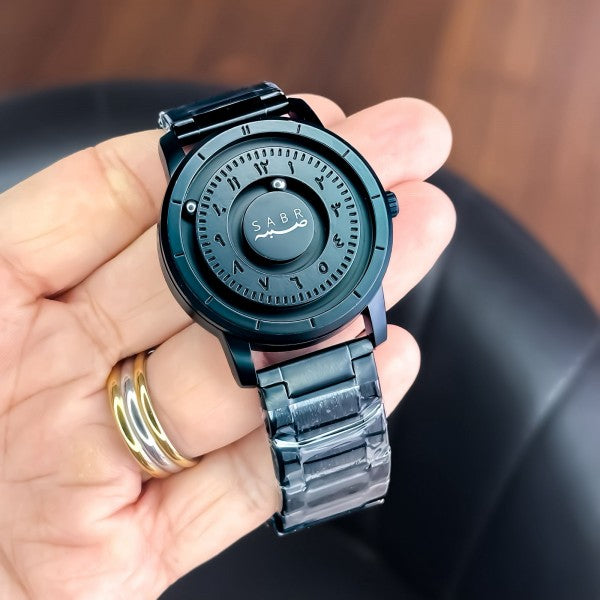 SABR™ Magnetic Ball Watch – Bold Black Edition | Luxury Modern Design ⌚