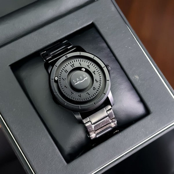 SABR™ Magnetic Ball Watch – Bold Black Edition | Luxury Modern Design ⌚