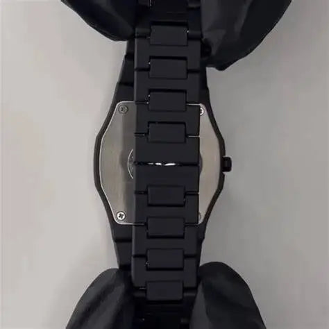 Black Arabic Numeral Stainless Steel Luxury Watch