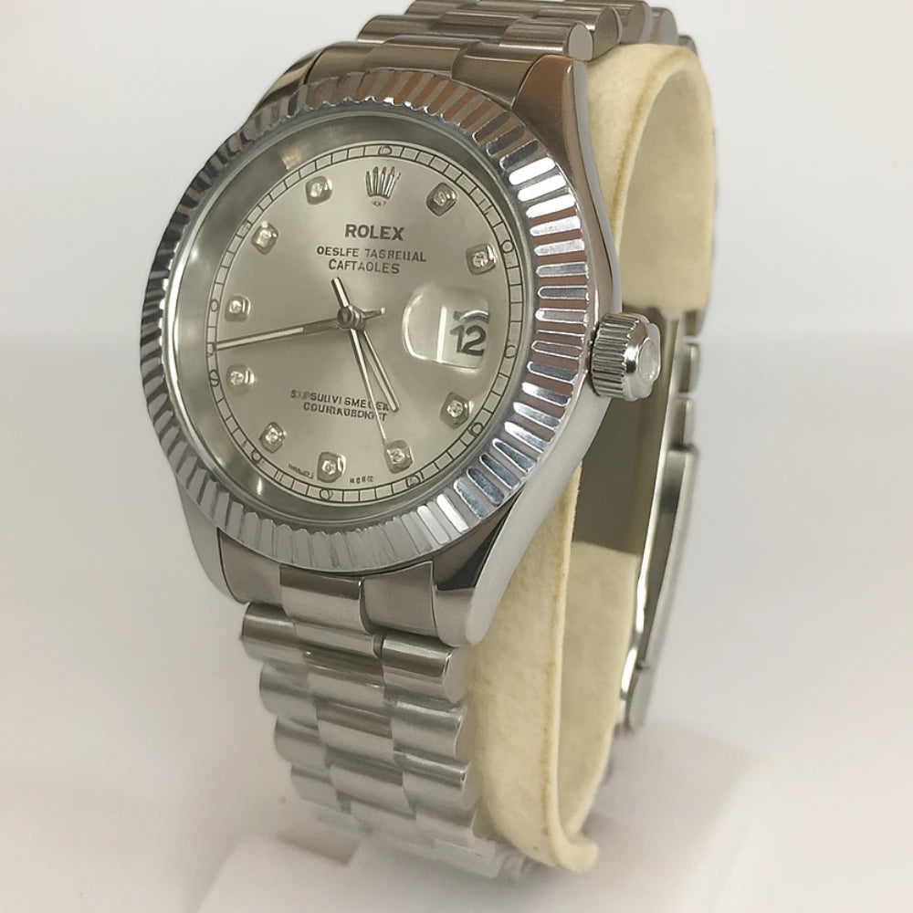 Rolex Luxury Two-Tone Gold & Silver Datejust Watch | Timeless Elegance