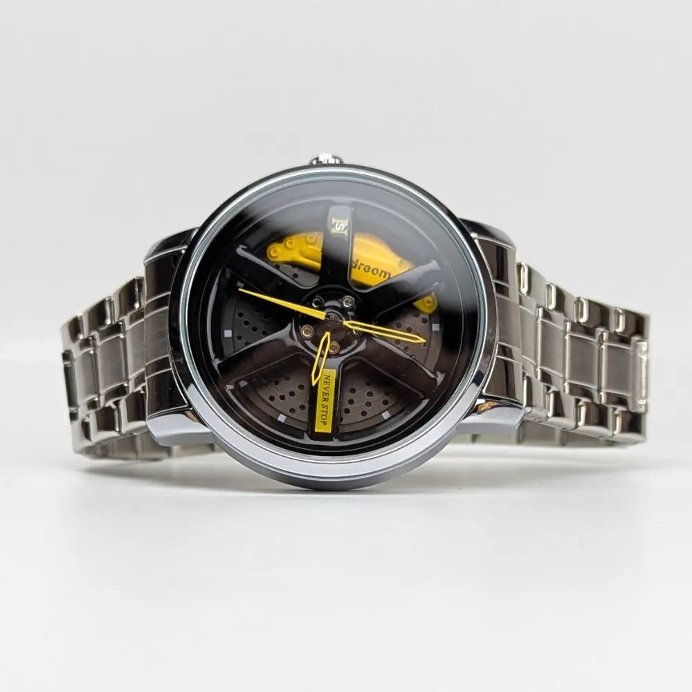 Rotating wheel Premiume Quality Watch For Car Lover's