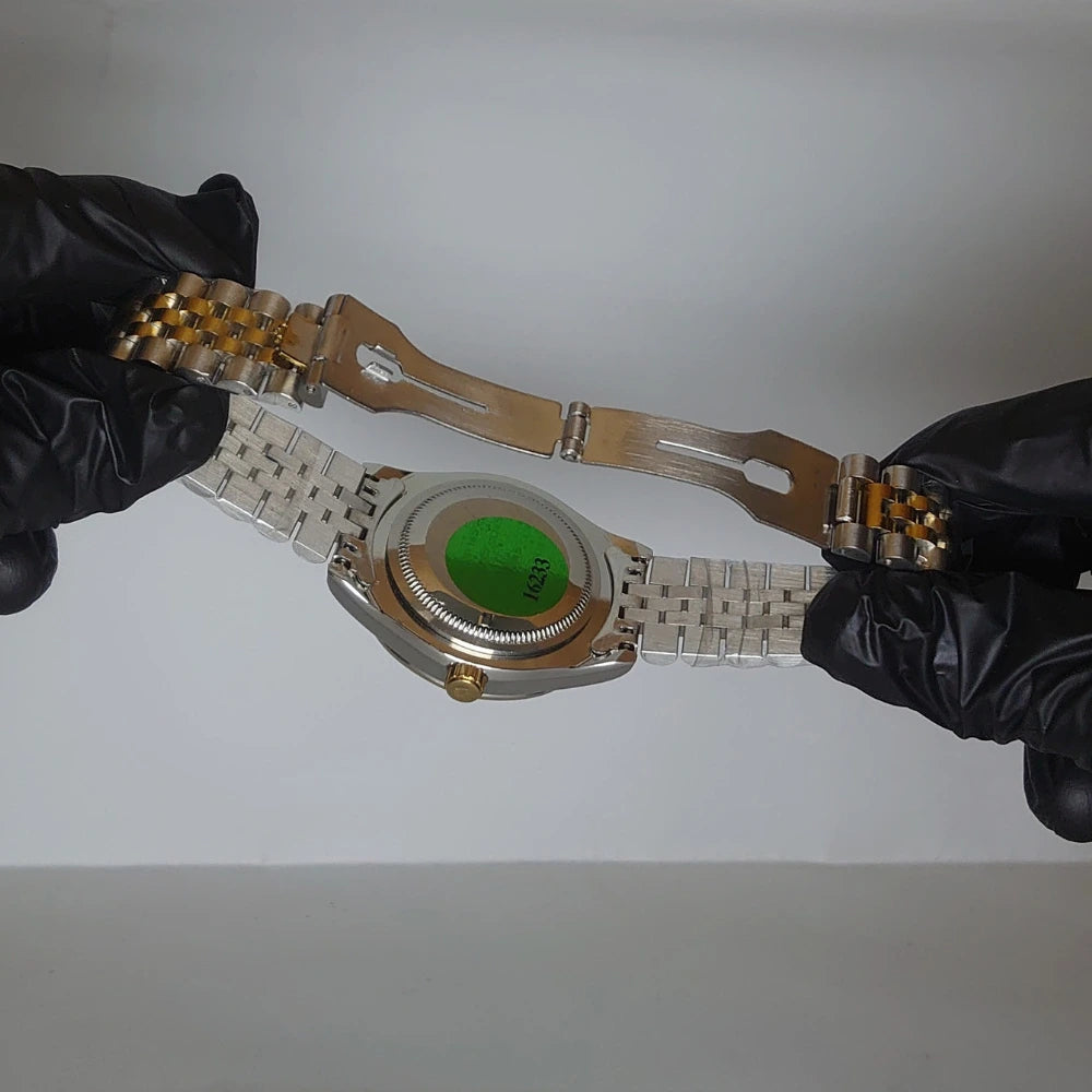 Rolex Datejust Watch | Premium Two Tone Red Dial Luxury Timepieces