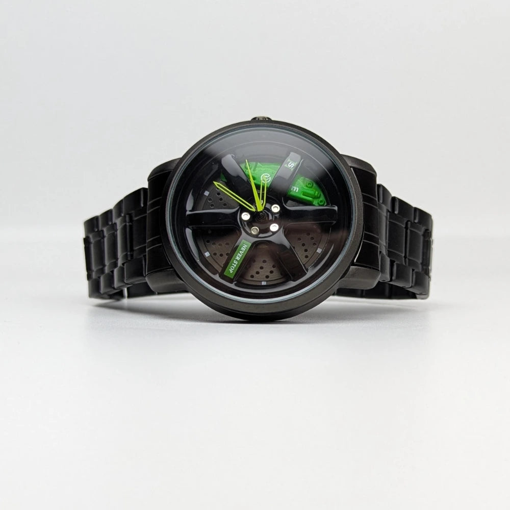 Rotating wheel Premiume Quality Watch For Car Lover's