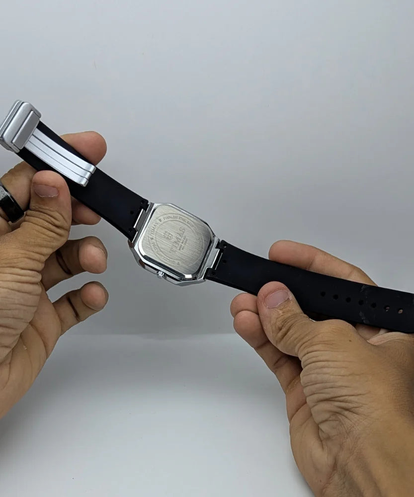 Tms Watch With Original Rubber Straps