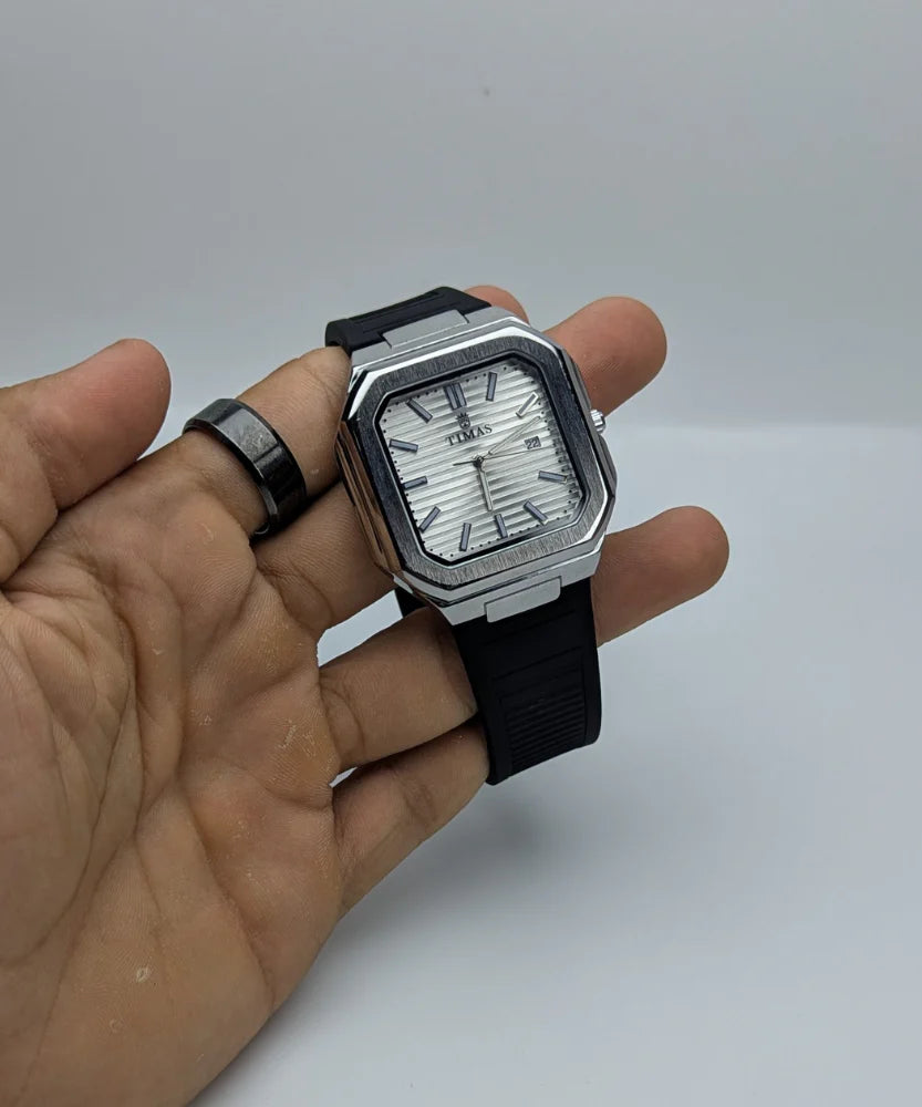 Tms Watch With Original Rubber Straps