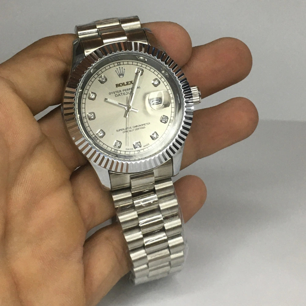 Rolex Luxury Two-Tone Gold & Silver Datejust Watch | Timeless Elegance