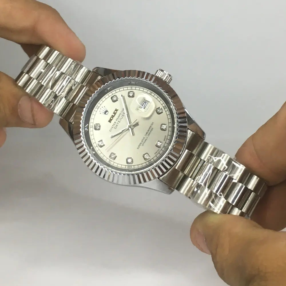 Rolex Luxury Two-Tone Gold & Silver Datejust Watch | Timeless Elegance