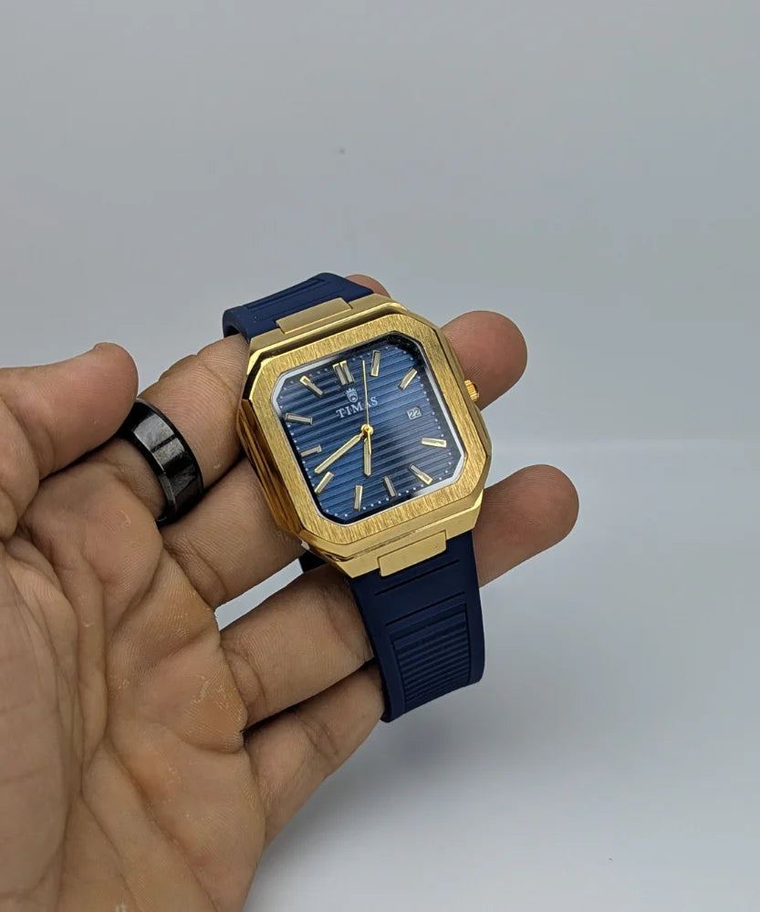 Tms Watch With Original Rubber Straps